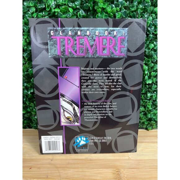 Vampire The Masquerade, Clanbook: Tremere, RPG Sourcebook, WW 2057 1994 - Picture 9 of 13
